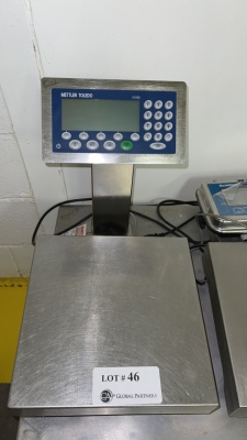 METTLER TOLEDO 60KG CAPACITY SCALE MODEL PBA429 WITH METTLER TOLEDO ICS469 DIGITAL READOUT (SCALE ROOM)