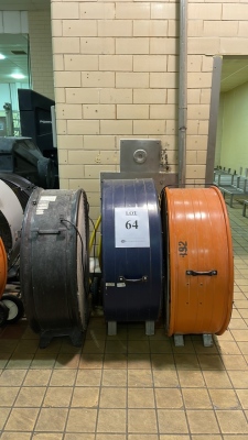 (3) ASSORTED INDUSTRIAL FANS (COOKING AREA)