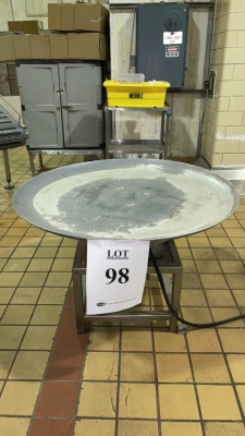 40 1/2" INCH ROTATING TABLE (COOKING AREA)