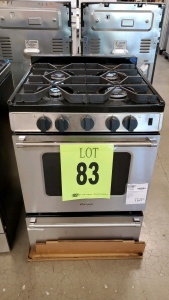 WHIRLPOOL WFG500M4HS 24in FREESTANDING GAS RANGE