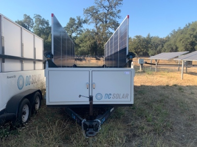 2012 SCT 20 Mobile Solar Generator From DC Solar consist of: 2 SMA Converters, Midnight Classic controller, 2 x 48v Batteries, and 10 Solar Panels, Vin: 4HXSC1625DC165285 (TIRES NEED AIR) (11555 OLD OREGON TRAIL REDDING, CA 96003) (10 TO 12 WEEKS FOR TITL