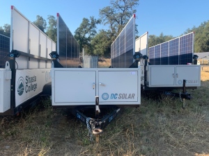 2012 SCT 20 Mobile Solar Generator From DC Solar consist of: 2 SMA Converters, Midnight Classic controller, 2 x 48v Batteries, and 10 Solar Panels, Vin: 4HXSC1626DC165277 (TIRES NEED AIR) (11555 OLD OREGON TRAIL REDDING, CA 96003) (10 TO 12 WEEKS FOR TITL