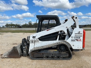 2020 BOBCAT T590 TRACK SKID STEER WITH BUCKET AND FORK ATTACHMENTS, WITH 1,241 HOURS, VIN# ALJU32244