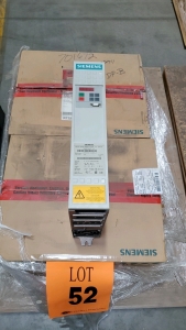 LOT OF 2 SIEMENS 6SE7021-0EA61-Z FREQUENCY CONVERTERAC DRIVE SIMOVERT VC