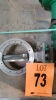 FISHER 8in BUTTERFLY VALVE #150 WAFER STYLE, SS316 W/ POSITIONER 3600 SERIES - 4