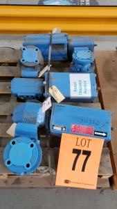 LOT OF 3, NELES BJ 10/25 U, PNEUMATIC CYLINDER ACTUATORS