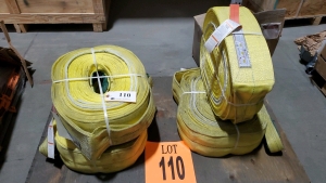 LOT OF 4 PINLON KIT SLING LIFTING, SAG AND BM 60ft X 6in