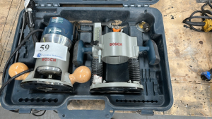 BOSCH ELECTRONIC FIXED BASE ROUTER MODEL: 1617EVS WITH COMBINATION PLUNGE