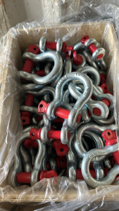 38PC Drop Forged Galvanized Bow Shackle, Heavy Duty D Ring for Use as Sling, Towing Dragging (10x4.75Ton, 10x6.5Ton, 8x8.5Ton, 6x9.5Ton, 4x12Ton)