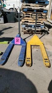 LOT OF 2 PALLET JACKS