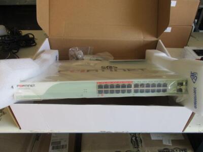 FORTINET FORTISWITCH FS-224D-POE 24 PORT MANAGED GIGABIT POE SWITCH (NEW)