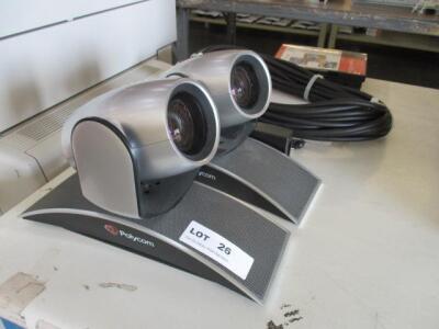 LOT OF 2, POLYCOM EagleEYe CAMERAS