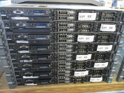 DELL POWEREDGE R610 6BAY, 2X INTEL XEON, 2.13 GHZ, 2X SAS 73GB 15K HD,, 96 GB RAM