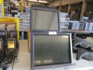 LOT OF 4, ASST'D ELO TOUCH SCREEN DISPLAY 15''