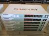 LOT OF 2 , FORTINET FORTISWITCH FS-224D-POE 24 PORT MANAGED GIGABIT POE SWITCH