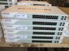 LOT OF 2 , FORTINET FORTISWITCH FS-224B-POE 24 PORT MANAGED GIGABIT POE SWITCH