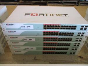 LOT OF 2 , FORTINET FORTISWITCH FS-224D-POE 24 PORT MANAGED GIGABIT POE SWITCH