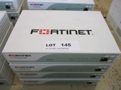 LOT OF 4 , FORTINET FORTIGATE FG-60D WIFI FIREWALL