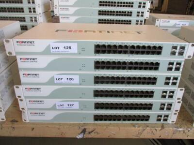 LOT OF 2 , FORTINET FORTISWITCH FS-224B-POE 24 PORT MANAGED GIGABIT POE SWITCH