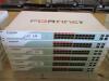 LOT OF 2 , FORTINET FORTISWITCH FS-224D-POE 24 PORT MANAGED GIGABIT POE SWITCH