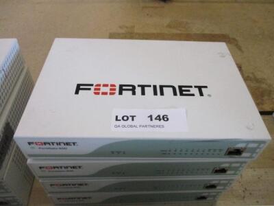 LOT OF 4 , FORTINET FORTIGATE FG-60D WIFI FIREWALL