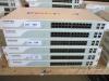 LOT OF 2 , FORTINET FORTISWITCH FS-224B-POE 24 PORT MANAGED GIGABIT POE SWITCH