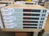 LOT OF 2 , FORTINET FORTISWITCH FS-224D-POE 24 PORT MANAGED GIGABIT POE SWITCH