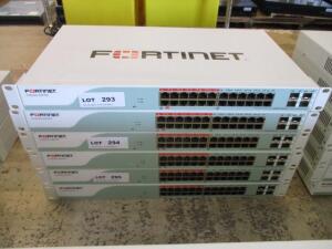 LOT OF 2 , FORTINET FORTISWITCH FS-224D-POE 24 PORT MANAGED GIGABIT POE SWITCH