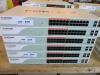 LOT OF 2 , FORTINET FORTISWITCH FS-224D-POE 24 PORT MANAGED GIGABIT POE SWITCH