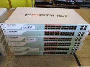 LOT OF 2 , FORTINET FORTISWITCH FS-224D-POE 24 PORT MANAGED GIGABIT POE SWITCH