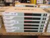 LOT OF 2 , FORTINET FORTISWITCH FS-224D-POE 24 PORT MANAGED GIGABIT POE SWITCH