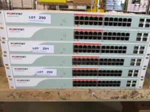 LOT OF 2 , FORTINET FORTISWITCH FS-224D-POE 24 PORT MANAGED GIGABIT POE SWITCH