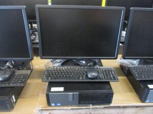 DELL OPTIPLEX 9010 CORE i7 VPRO WINDOWS 10 PRO, 500 GB HD, 8 GB RAM, W/ 22'' DISPLAY ,KEYBOARD & MOUSE