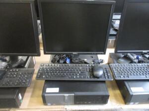 DELL OPTIPLEX 9010 CORE i7 VPRO WINDOWS 10 PRO, 500 GB HD, 8 GB RAM, W/ 19'' DISPLAY ,KEYBOARD & MOUSE