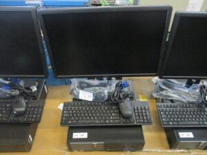 DELL OPTIPLEX 9010 CORE i7 VPRO WINDOWS 10 PRO, 500 GB HD, 8 GB RAM, W/ 22'' DISPLAY ,KEYBOARD & MOUSE