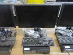 DELL OPTIPLEX 9010 CORE i7 VPRO WINDOWS 10 PRO, 500 GB HD, 8 GB RAM, W/ 22'' DISPLAY ,KEYBOARD & MOUSE