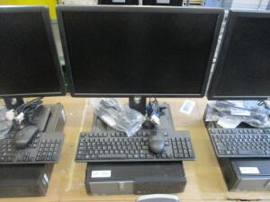 DELL OPTIPLEX 9010 CORE i7 VPRO WINDOWS 10 PRO, 500 GB HD, 8 GB RAM, W/ 22'' DISPLAY ,KEYBOARD & MOUSE