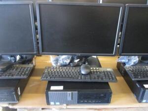 DELL OPTIPLEX 9010 CORE i7 VPRO WINDOWS 10 PRO, 500 GB HD, 8 GB RAM, W/ 22'' DISPLAY ,KEYBOARD & MOUSE