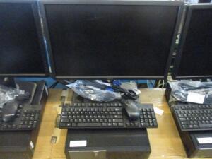 DELL OPTIPLEX 9010 CORE i7 VPRO WINDOWS 10 PRO, 500 GB HD, 8 GB RAM, W/ 22'' DISPLAY ,KEYBOARD & MOUSE