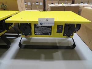 CEP 6506-GU PORTABLE POWER DISTRIBUTION UNIT, 50 AMP 125/250 VOLTS 3 POLE 4 WIRE GROUNDING 1 PHASE 60 CYCLES, (NEW)