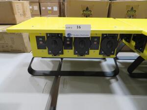 CEP 6506-GU PORTABLE POWER DISTRIBUTION UNIT, 50 AMP 125/250 VOLTS 3 POLE 4 WIRE GROUNDING 1 PHASE 60 CYCLES, (NEW)