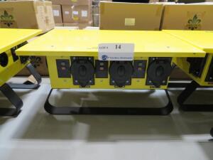 CEP 6506-GU PORTABLE POWER DISTRIBUTION UNIT, 50 AMP 125/250 VOLTS 3 POLE 4 WIRE GROUNDING 1 PHASE 60 CYCLES, (NEW)