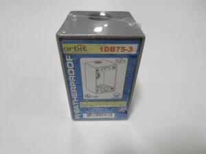 LOT OF (1100) ORBIT 1DB75-3 DIE CAST ALUMINUM 2-3/4" X 4-1/2" WEATHERPROOF BOX