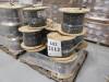 LOT (12) ROLLS OF SOUTHWIRE ROYAL FLEXCORD 8/4 SOOW 90C BK NON-UL, 600 VOLT, PART. NO. 55809306, 250'FT PER ROLL