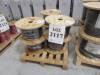 LOT (6) ROLLS OF 12-3C STR BC VN TRAY CBL THHN CDRS PVC-NYL PVC JKT 600V 90C UL TC-ER BLK/WHT/GRN, P/N: 2A-1203-B/W/G GEN CABLE, 500'FT PER ROLL