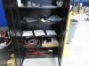 LOT OF (4) BLACK STORAGE CABINETS W/ CONTENTS - 2