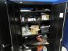 LOT OF (4) BLACK STORAGE CABINETS W/ CONTENTS - 3