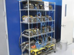 LOT OF ASST'D ANTMINERS (8) S5, (6) S3, (5) S7 AND (2) CEP PORTABLE POWER DISTRIBUTION UNIT MODEL: 6506-GU