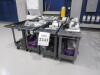 LOT (8) WAREHOUSE CARTS WITH ASST'D BREAKERS, FANS, DEVICE COVERS