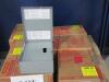 LOT OF (59) SQUARE D 100A HOMELINE CIRCUIT BREAKER LOAD CENTER BOX, 6 SPACES, 12 CIRCUITS, (NEW)